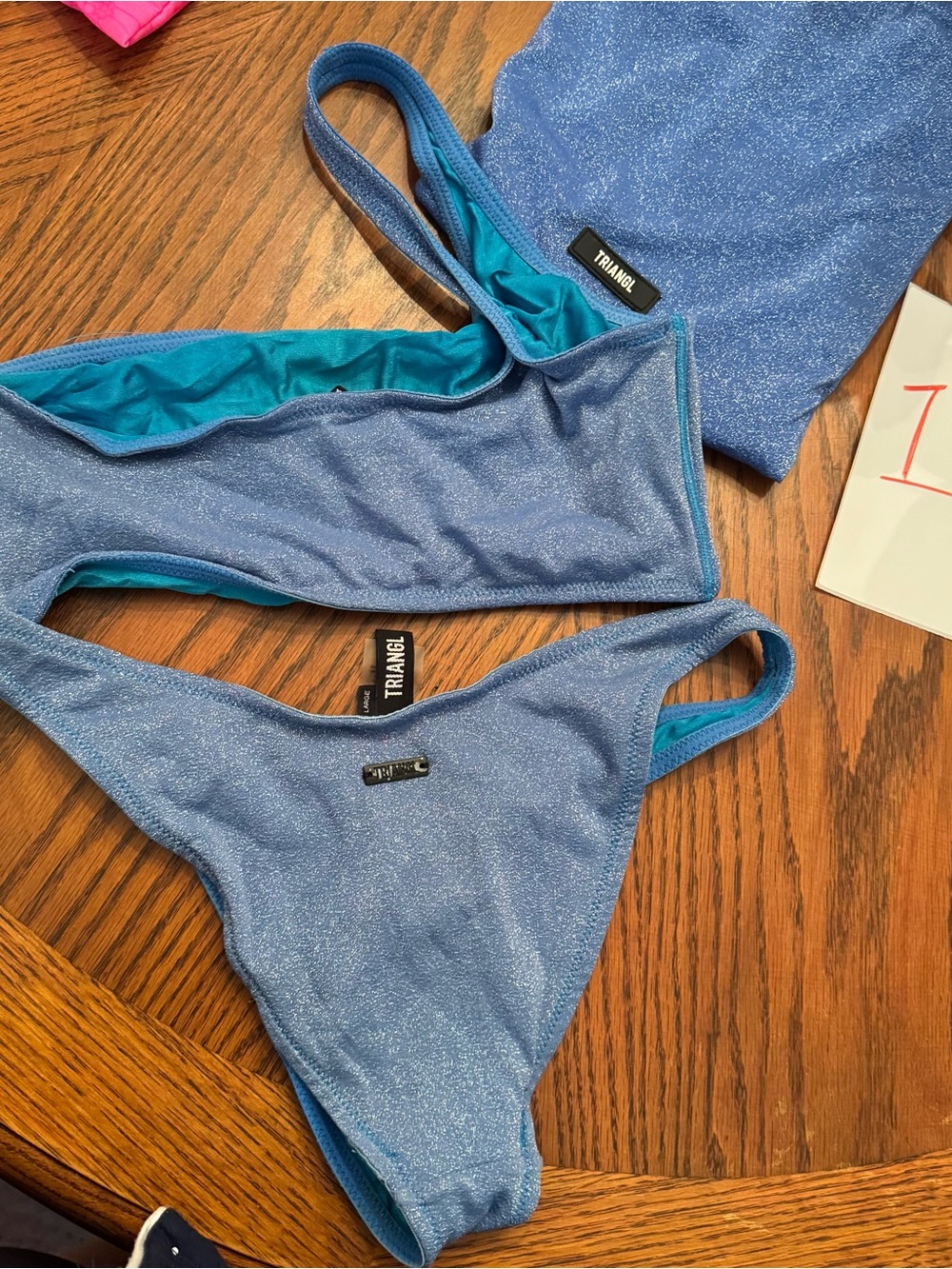 Triangl Melrose Marina Sparkle
Bikini Set
Sz Large - Picture 4 of 7